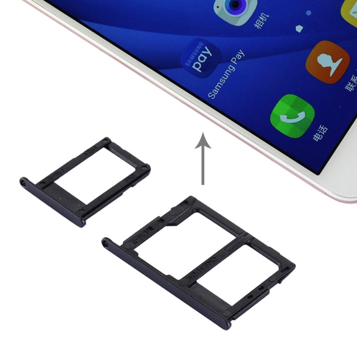 Para Galaxy J5 Prime / G570 y J7 Prime / G610 Bandeja de tarjeta SIM + Bandeja de tarjeta Micro SD y SIM