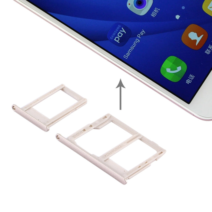 Para Galaxy J5 Prime / G570 y J7 Prime / G610 Bandeja de tarjeta SIM + Bandeja de tarjeta Micro SD y SIM