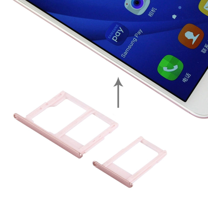 Para Galaxy J5 Prime / G570 y J7 Prime / G610 Bandeja de tarjeta SIM + Bandeja de tarjeta Micro SD y SIM