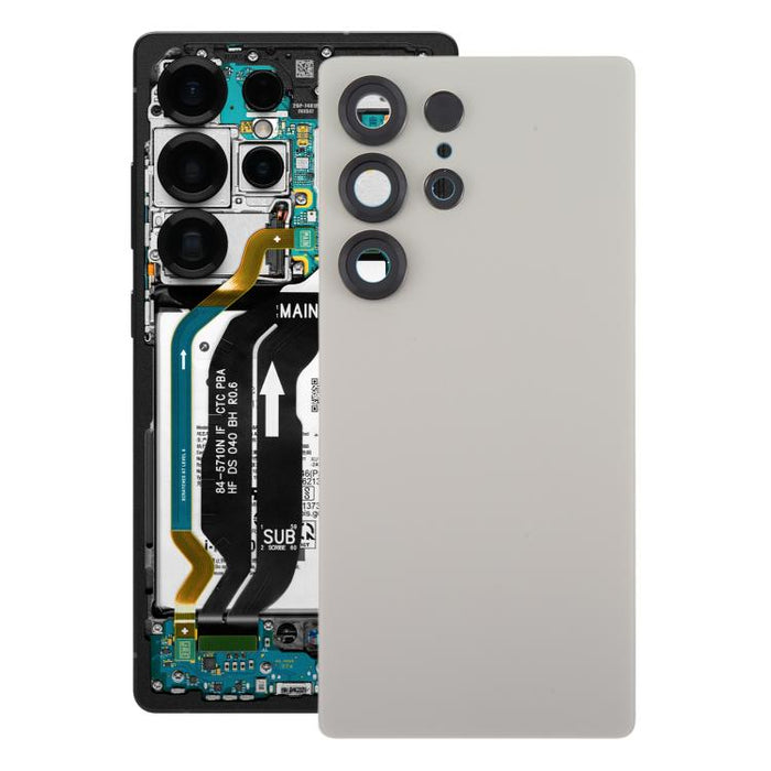 For Samsung Galaxy S25 Ultra SM-S938 OEM Battery Back Cover with Camera Lens Cover