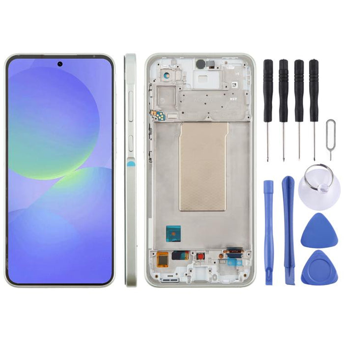 For Samsung Galaxy A36 SM-A366B 6.67 inch OLED LCD Screen Digitizer Full Assembly with Frame
