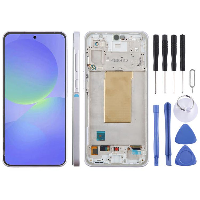 For Samsung Galaxy A36 SM-A366B 6.67 inch OLED LCD Screen Digitizer Full Assembly with Frame