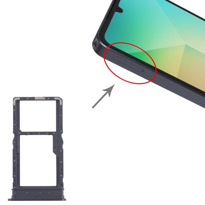 For Samsung Galaxy A06 5G SM-A066B Original SIM + SIM / Micro SD Card Tray