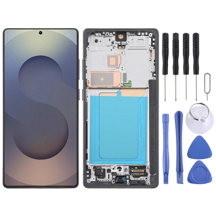 For Samsung Galaxy S25 Ultra SM-S938B 6.78 inch OLED LCD Screen Digitizer Full Assembly with Frame