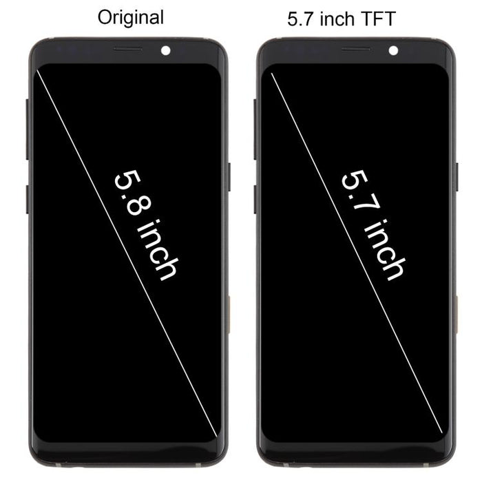 For Samsung Galaxy S9 SM-G960F 5.7 inch TFT LCD Screen Digitizer Full Assembly with Frame