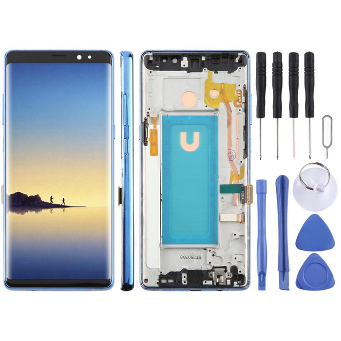 Pantalla LCD TFT de 6,25 pulgadas para Samsung Galaxy Note8 SM-N950F, digitalizador, ensamblaje completo con marco.