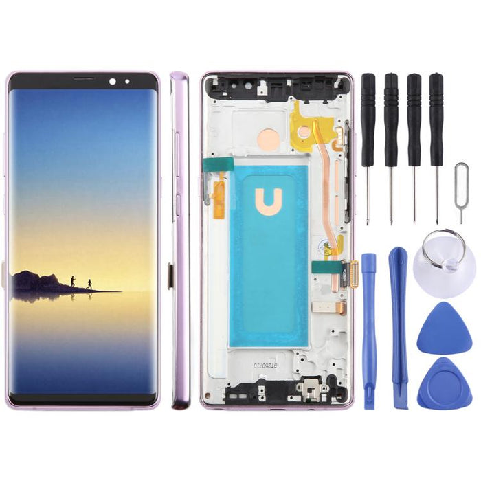 Pantalla LCD TFT de 6,25 pulgadas para Samsung Galaxy Note8 SM-N950F, digitalizador, ensamblaje completo con marco.
