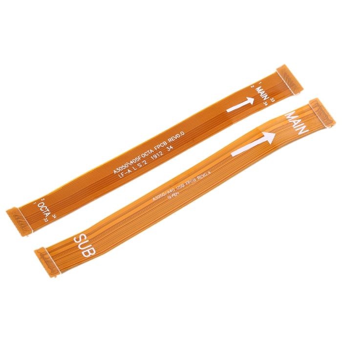 Para Galaxy A40S 1 par de cable flexible de placa base
