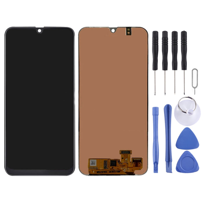 Pantalla LCD original y ensamblaje completo del digitalizador para Galaxy A20