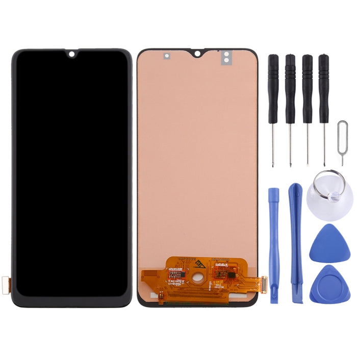 Pantalla LCD incell y ensamblaje completo del digitalizador para Galaxy A70 (no admite identificación de huellas dactilares)