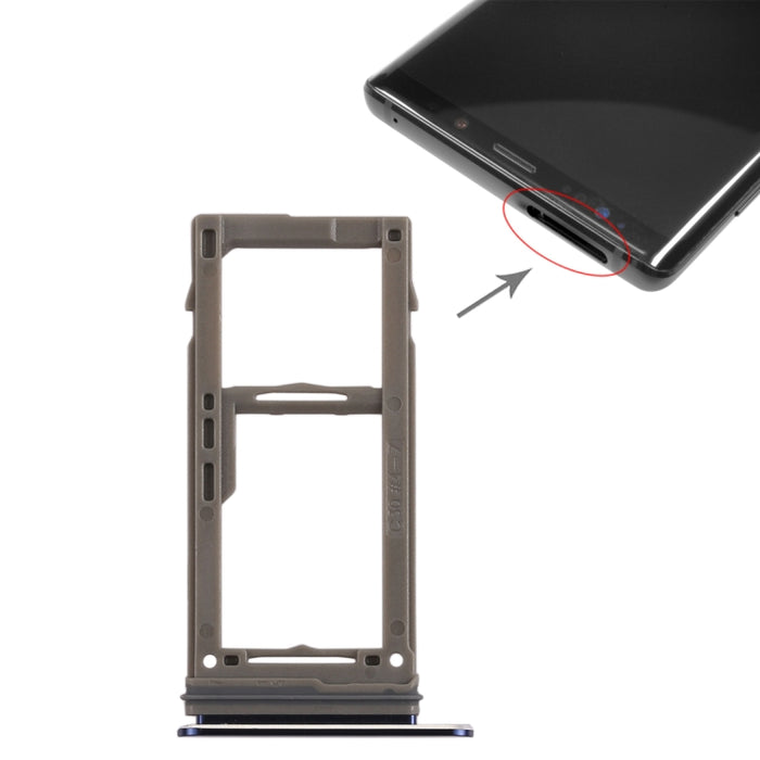 Para Galaxy Note9 Bandeja de tarjeta SIM + Bandeja de tarjeta Micro SD