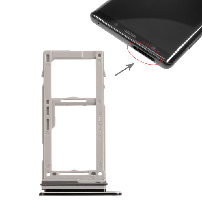 Para Galaxy Note9 Bandeja de tarjeta SIM + Bandeja de tarjeta SIM / Bandeja de tarjeta Micro SD