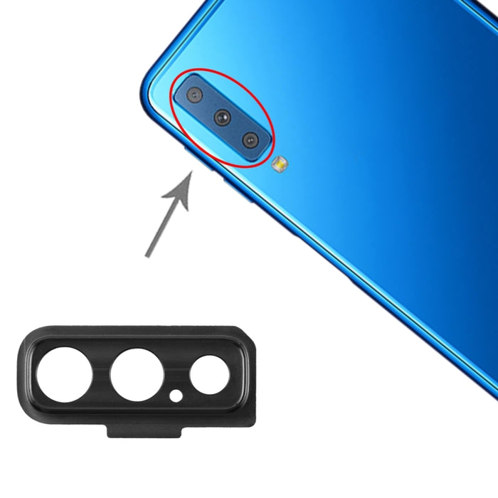 Para Galaxy A7 (2018) A750F/DS 10 piezas cubierta de lente de cámara