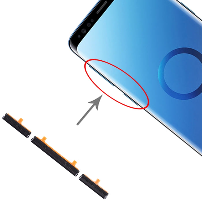 Para Galaxy S9 / Galaxy S9+ Juego de 10 teclas laterales