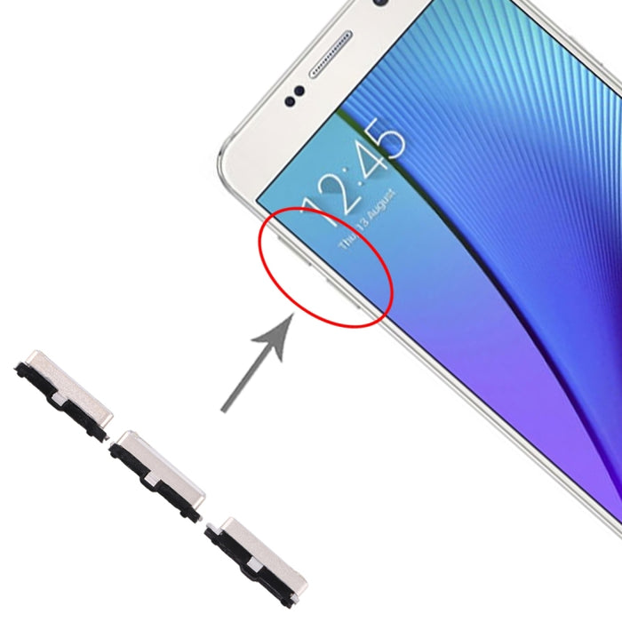 Para Galaxy Note 5 10 Establecer teclas laterales