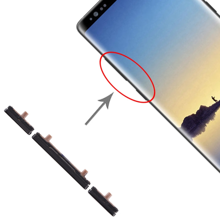 Para Galaxy Note 8 10 Establecer teclas laterales