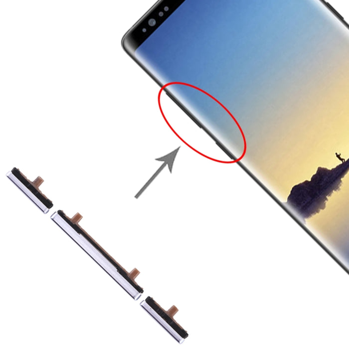 Para Galaxy Note 8 10 Establecer teclas laterales