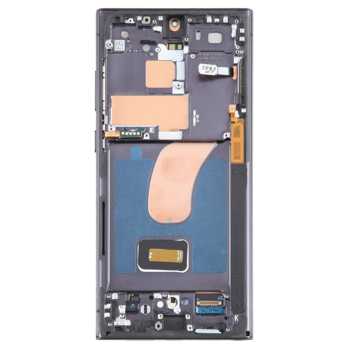 Para Samsung Galaxy S23 Ultra SM-S918U Edición UE Digitalizador de pantalla LCD original Montaje completo con marco