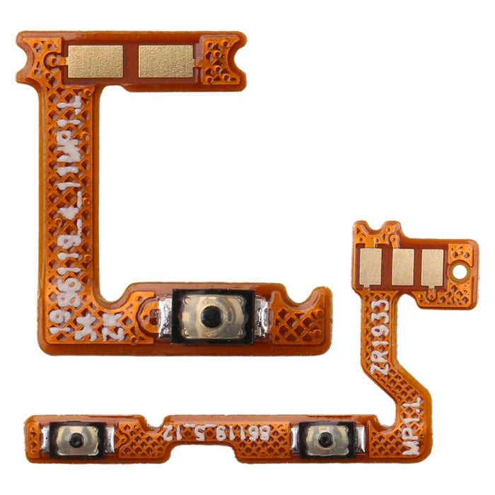 Para Galaxy A20S 1 par de cable flexible con botón de encendido y botón de volumen