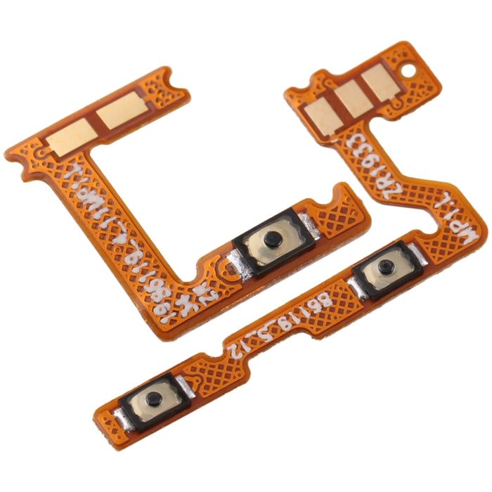 Para Galaxy A20S 1 par de cable flexible con botón de encendido y botón de volumen