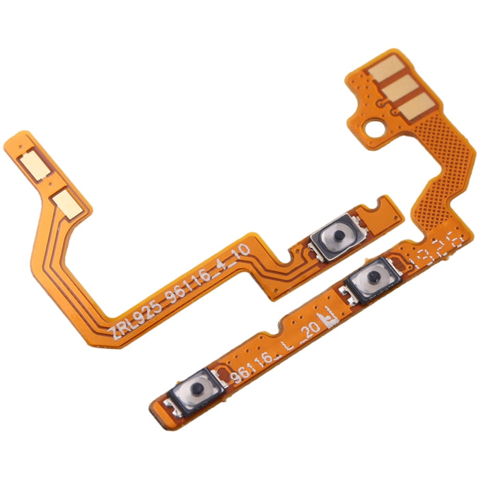 Para Galaxy A10S 1 par de cable flexible con botón de encendido y botón de volumen