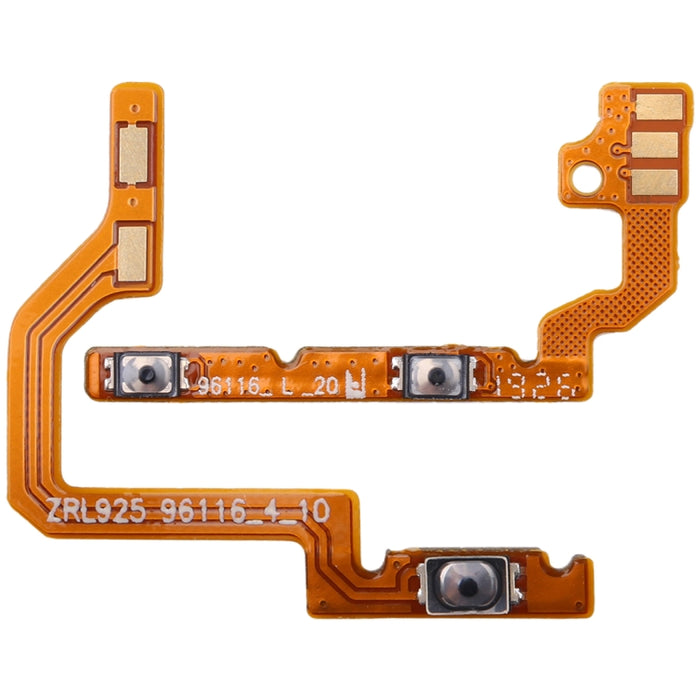 Para Galaxy A10S 1 par de cable flexible con botón de encendido y botón de volumen