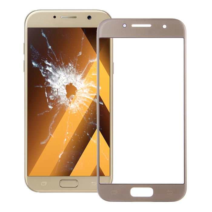Para Galaxy A5 (2017) / A520 Lente de vidrio exterior de pantalla frontal