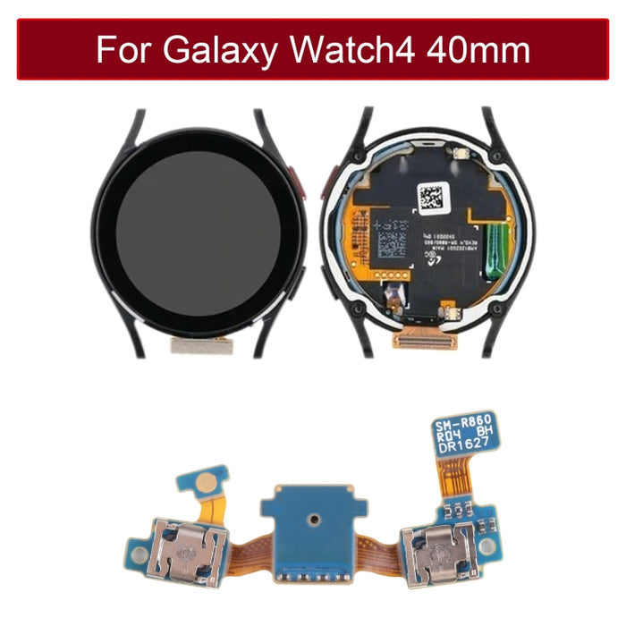 Cable flexible de alimentación + retorno + micrófono original para Samsung Galaxy Watch4 40mm SM-R860 R865