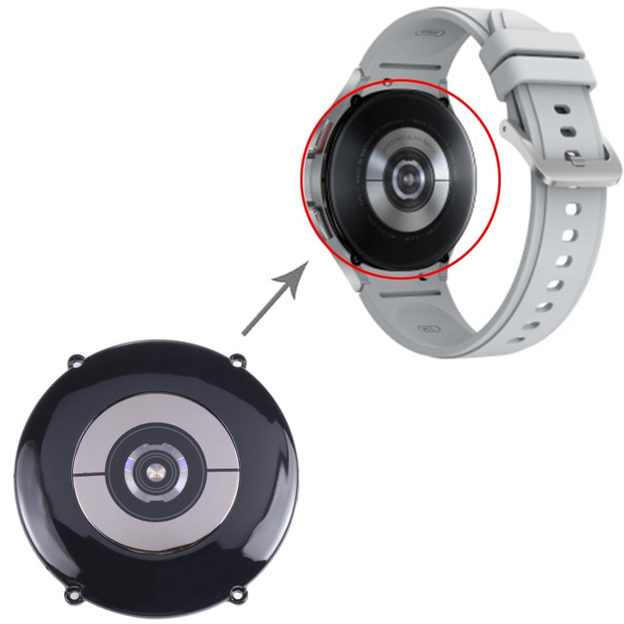 Carcasa trasera original con sensor de frecuencia cardíaca + módulo de carga inalámbrica para Samsung Galaxy Watch4 Classic 46mm SM-R890 R895