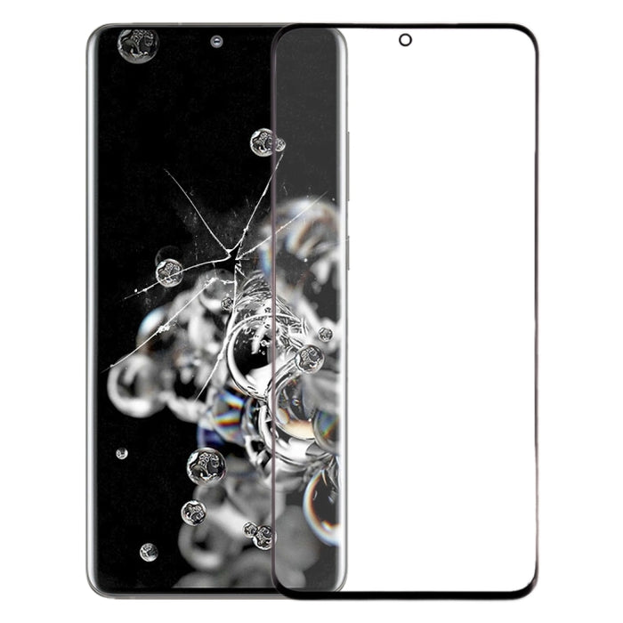 Para Samsung Galaxy Note20 Lente de vidrio exterior de pantalla frontal ultra con adhesivo ópticamente transparente OCA