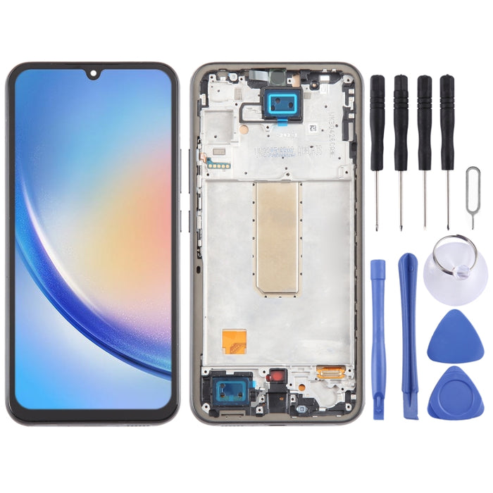 Para Samsung Galaxy A34 SM-A346B Incell Pantalla LCD Digitalizador Asamblea completa con marco