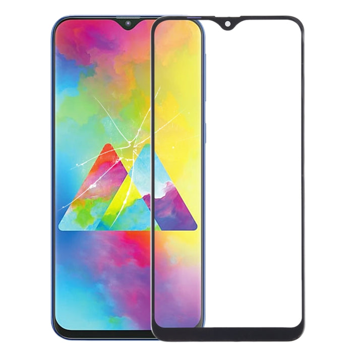 Para Samsung Galaxy M20 Lente de cristal exterior de pantalla frontal