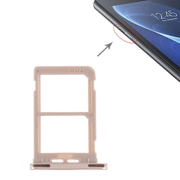 Para Galaxy Tab A 7.0 (2016) SM-T285 Bandeja de tarjeta SIM + Bandeja de tarjeta SIM
