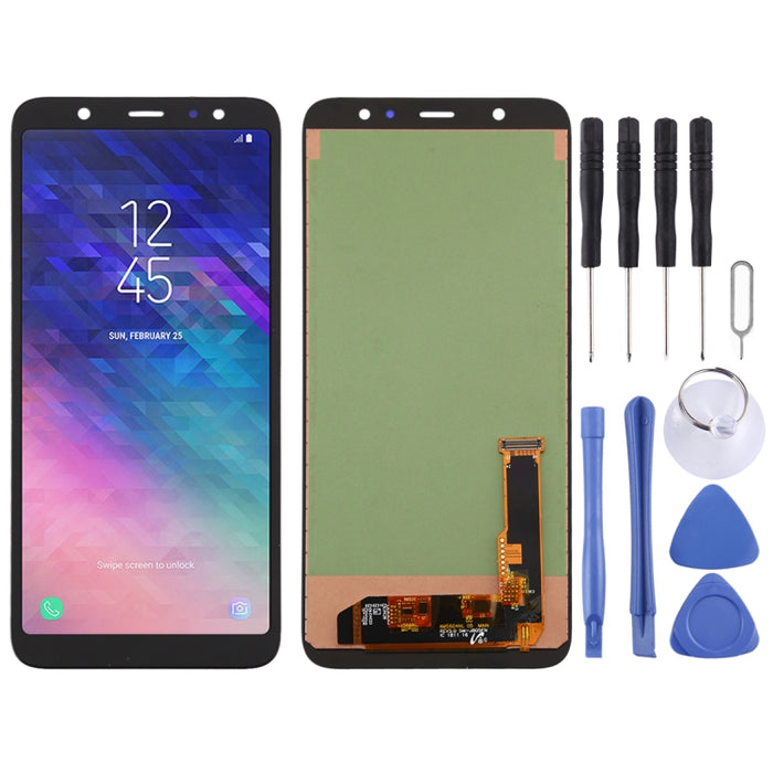 Pantalla LCD incell y ensamblaje completo del digitalizador para Galaxy A6+ (2018)
