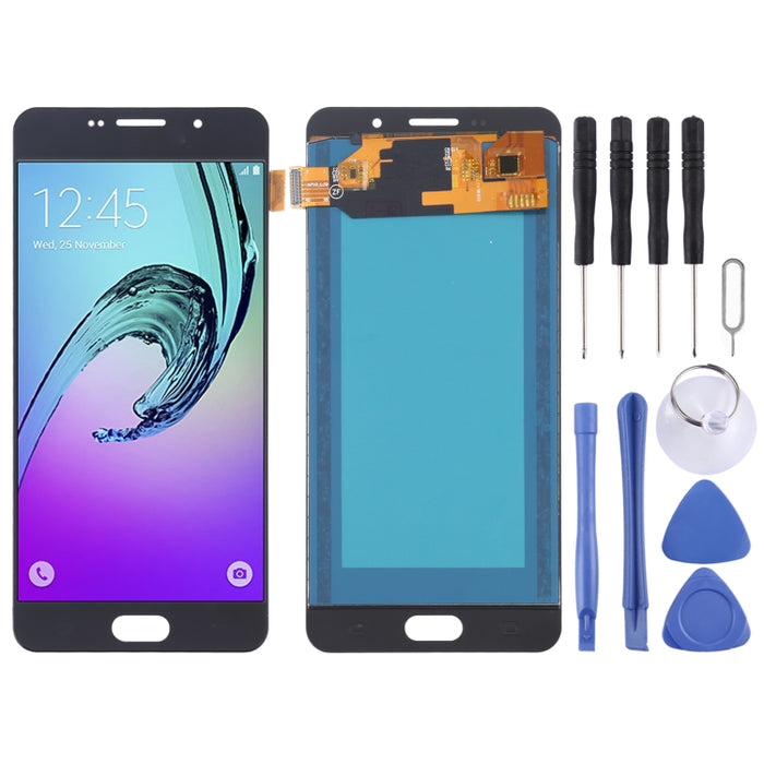 Pantalla LCD y digitalizador de montaje completo (material TFT) para Galaxy A7 (2016), A710F, A710F/DS, A710FD, A710M, A710M/DS, A710Y/DS, A7100
