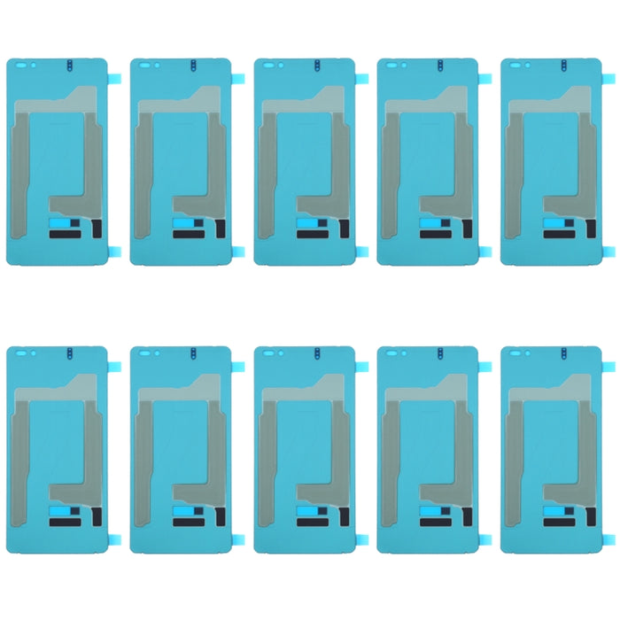 Para Galaxy S10 5G 10 piezas LCD digitalizador pegatinas adhesivas traseras