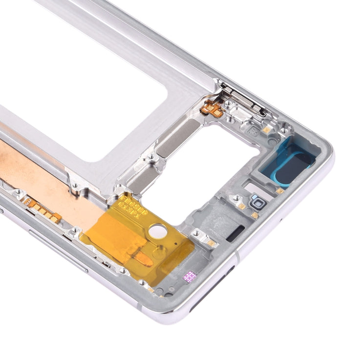 Para Samsung Galaxy S10+ Placa de bisel de marco medio con teclas laterales