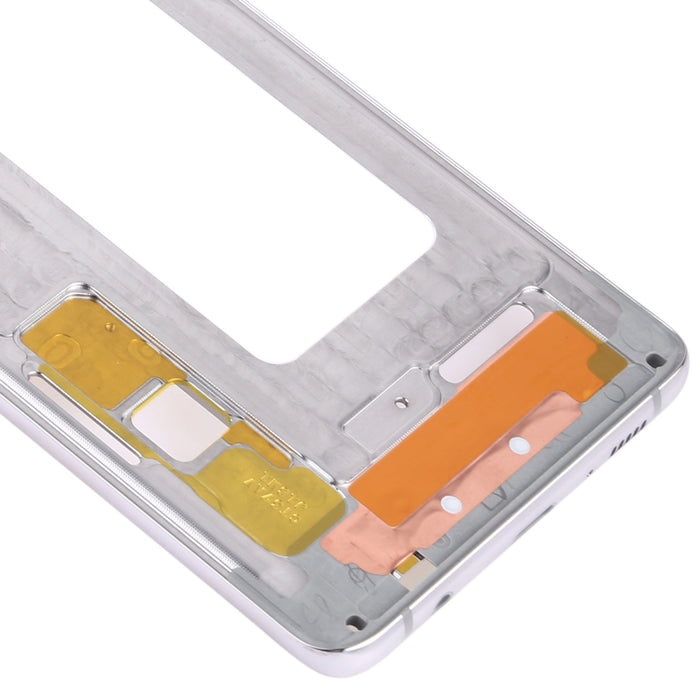 Para Samsung Galaxy S10+ Placa de bisel de marco medio con teclas laterales