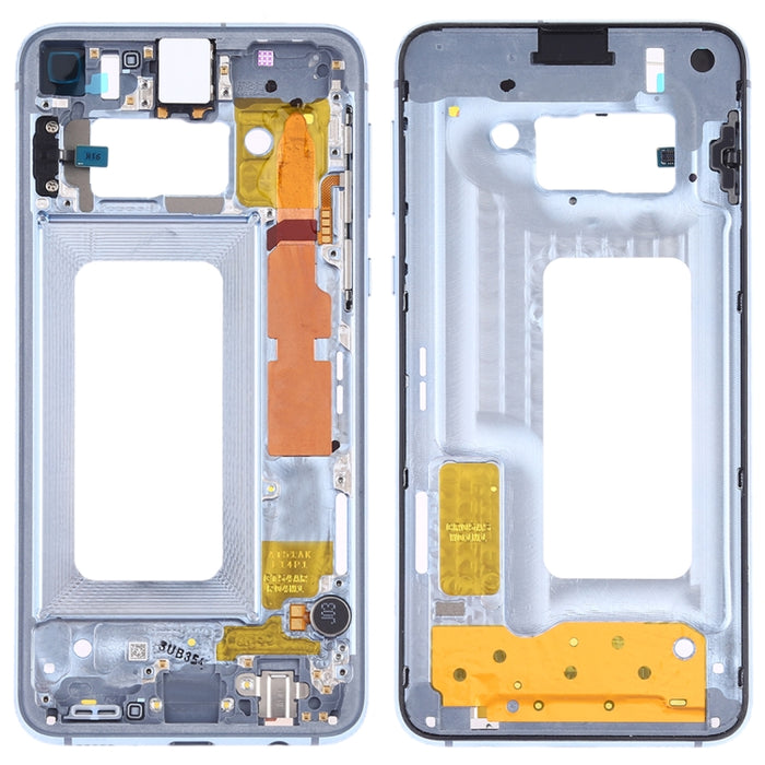 Para Samsung Galaxy S10e SM-G970F/DS, SM-G970U, SM-G970W Placa de bisel de marco medio con teclas laterales