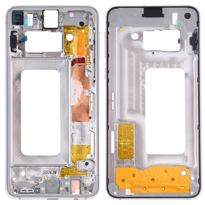 Para Samsung Galaxy S10e SM-G970F/DS, SM-G970U, SM-G970W Placa de bisel de marco medio con teclas laterales