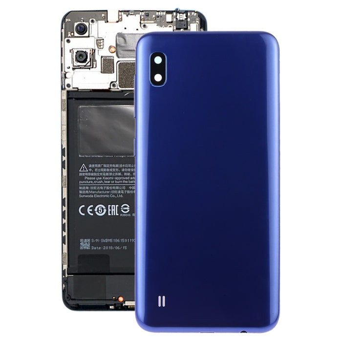 Para Galaxy A10 SM-A105F/DS, SM-A105G/DS Tapa trasera de batería con lente de cámara y teclas laterales