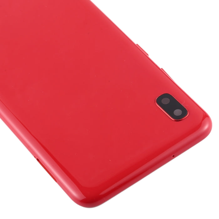 Para Galaxy A10 SM-A105F/DS, SM-A105G/DS Tapa trasera de batería con lente de cámara y teclas laterales