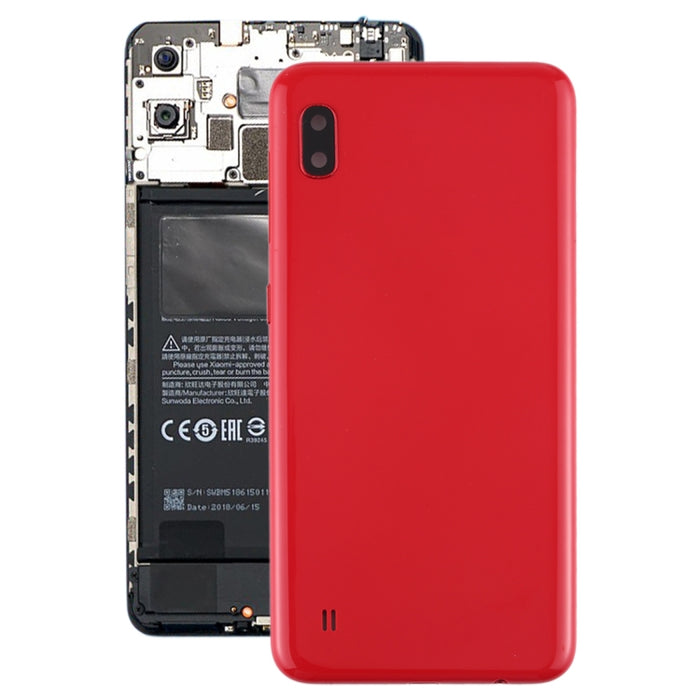 Para Galaxy A10 SM-A105F/DS, SM-A105G/DS Tapa trasera de batería con lente de cámara y teclas laterales