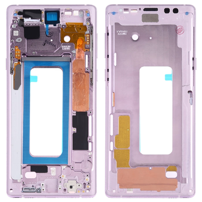 Para Samsung Galaxy Note9 SM-N960F/DS, SM-N960U, SM-N9600/DS Placa de bisel de marco medio con teclas laterales