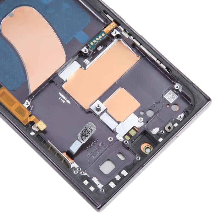 Para Samsung Galaxy S23 Ultra SM-S918B Montaje completo del digitalizador de pantalla LCD original con marco
