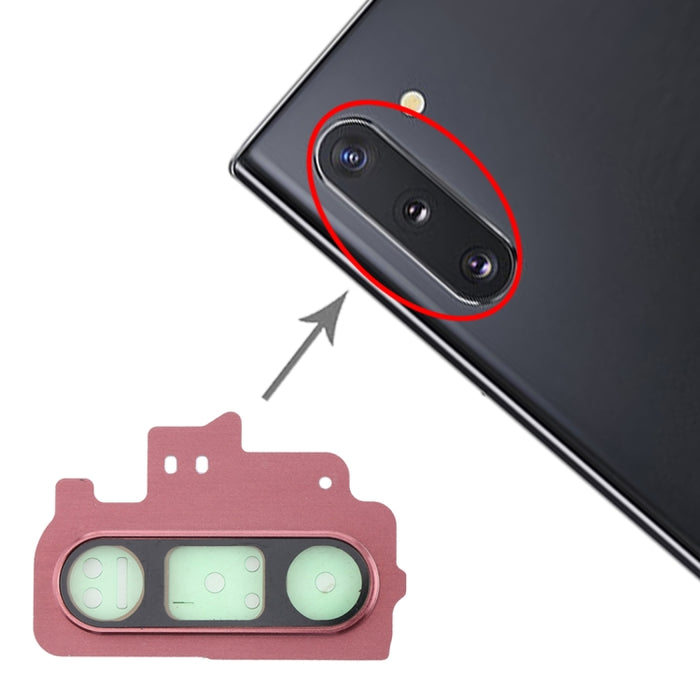 Para Galaxy Note 10 10 piezas Cubierta de lente de cámara