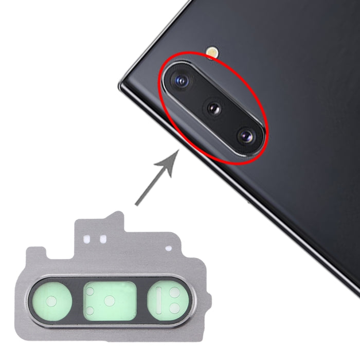 Para Galaxy Note 10 10 piezas Cubierta de lente de cámara