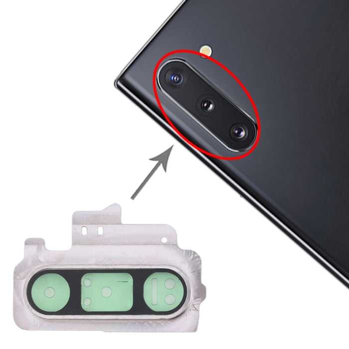 Para Galaxy Note 10 10 piezas Cubierta de lente de cámara