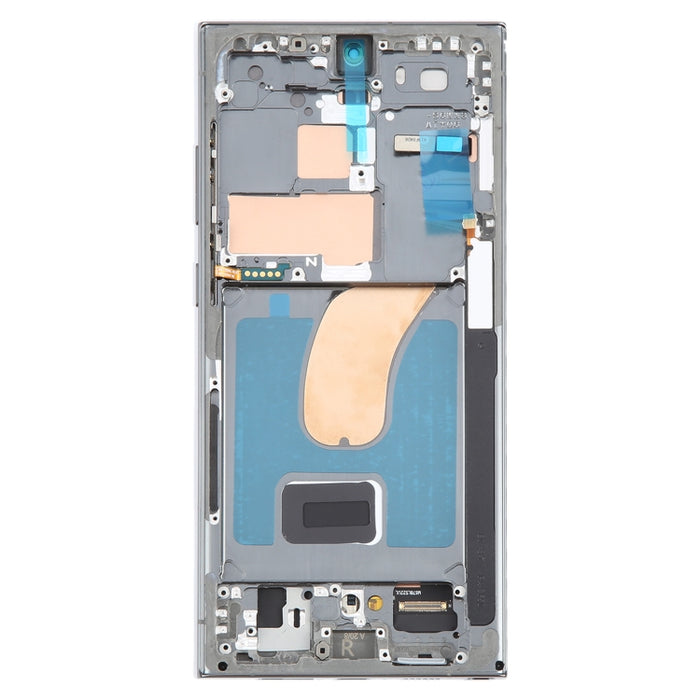 Pantalla LCD OLED para Samsung Galaxy S23 Ultra 5G SM-S918B Digitalizador Asamblea completa con marco