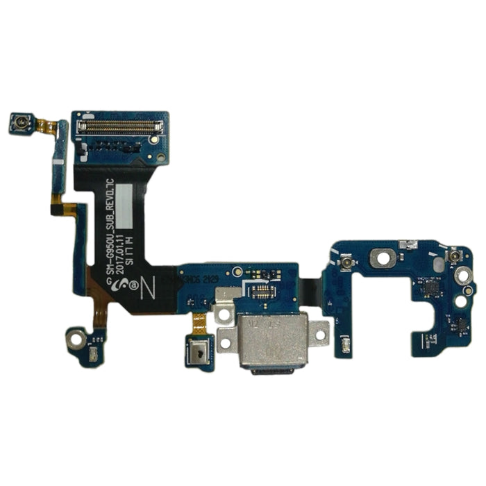 Para Galaxy S8 G950A / G950V / G950T / G950P / G950U Cable flexible de puerto de carga con micrófono